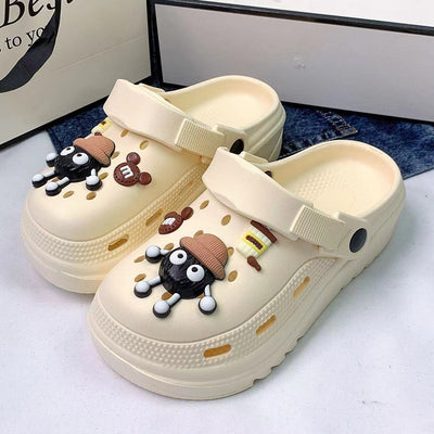 Damen Verspielte Clogs mit kreativen Tiermotiven Fudus