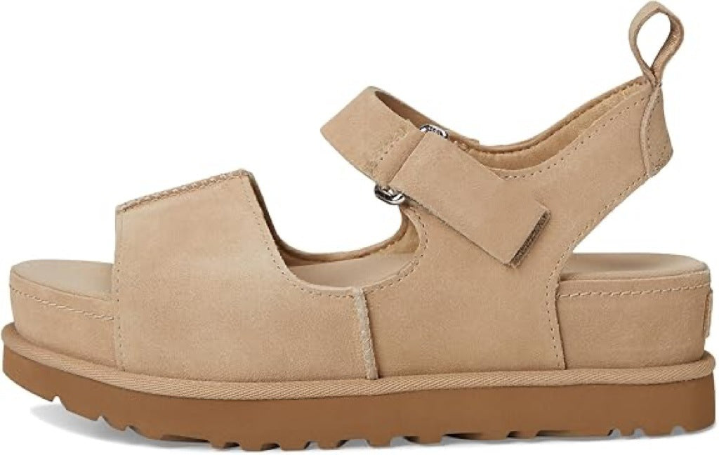 Damen Komfort Sandalen mit anatomisch geformtem Fußbett und verstellbarem Riemen Fudus