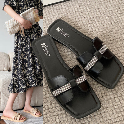 Damen modische Freizeit-Sandalen mit Verzierung Fudus