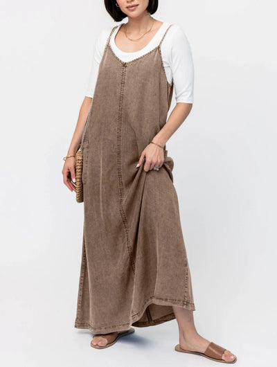 Damen Maxikleid Fudus
