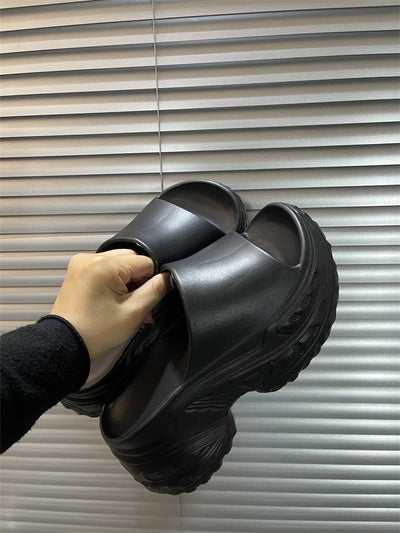 Damen Komfortable und stilvolle Slides mit dickem Sohlendesign Fudus