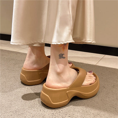 Damen Plateau-Sandalen mit modischem Schnitt Fudus