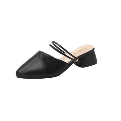 Damen Slingback-Pumps mit modischem Schnitt und elegantem Blockabsatz Fudus