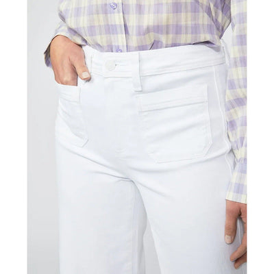 Damen Flared Jeans im eleganten Schnitt mit hoher Taille und weitem Bein Fudus