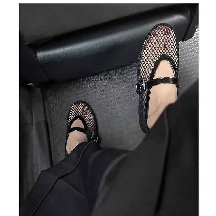 Damen Elegante Netzschuhe mit modischen Metallakzenten und komfortabler Innensohle Fudus