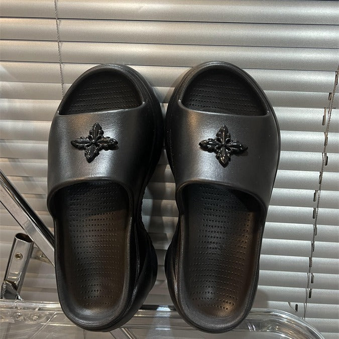 Damen Komfortable Slipper mit verspieltem Schmetterlingsdesign Fudus