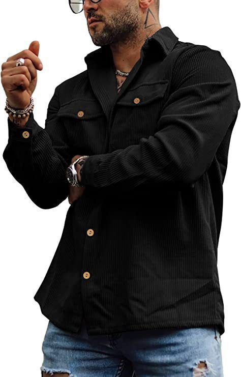 Herren cordjacke im lässigen Schnitt Aliams