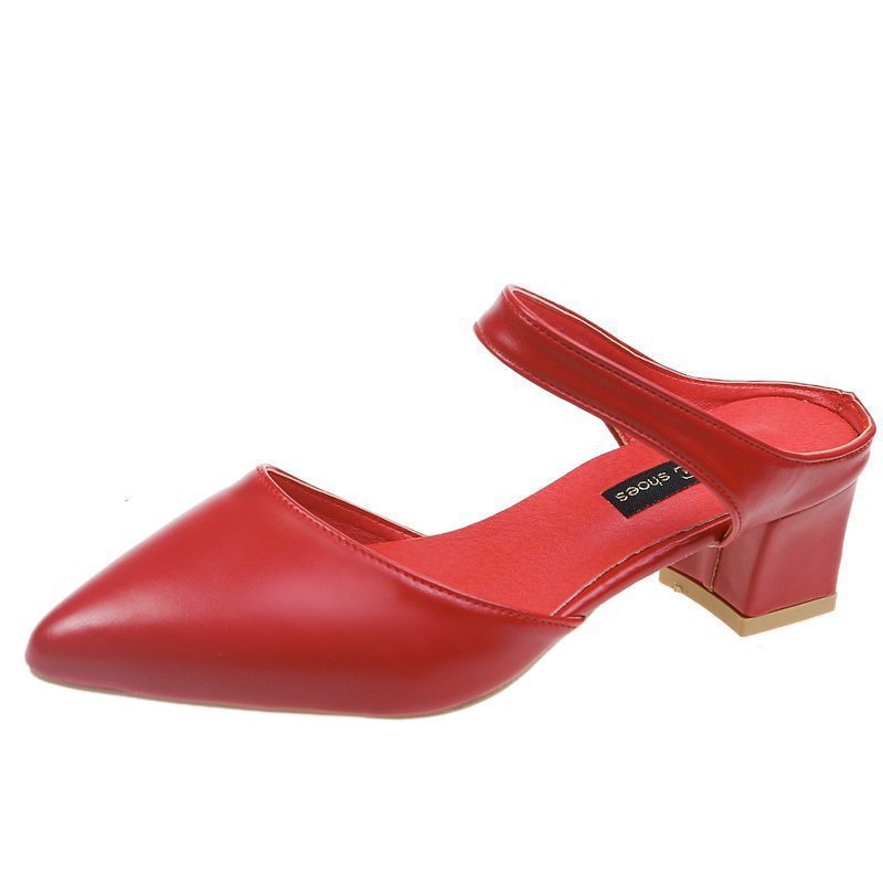 Damen Slingback Pumps mit modernem Blockabsatz und eleganter Spitzenform Fudus