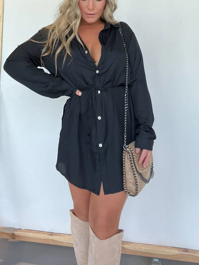 Damen Denim-Overall mit weitem Schnitt und eleganten Puffärmeln Fudus