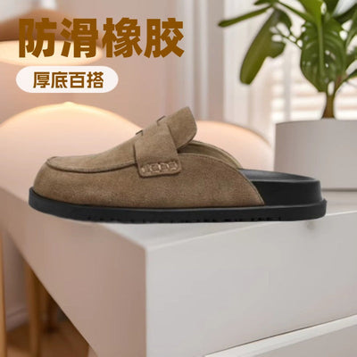 Damen Slipper mit weichem Wildleder und anatomischer Fußbettung Fudus