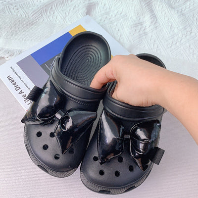 Damen modische Clogs mit dekorativem Schleifendetail Fudus