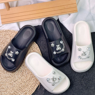 Damen Dekorative Hausschuhe Fudus