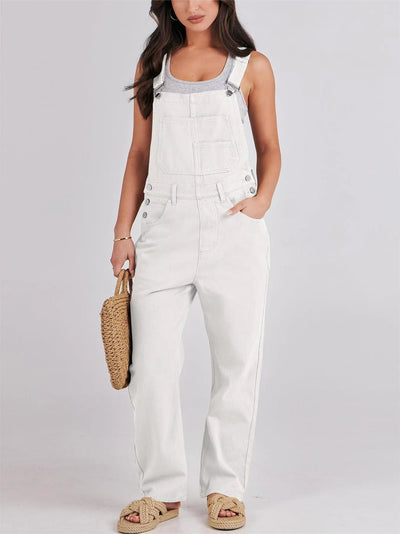 Damen Lässige und bequeme Latzhose Fudus