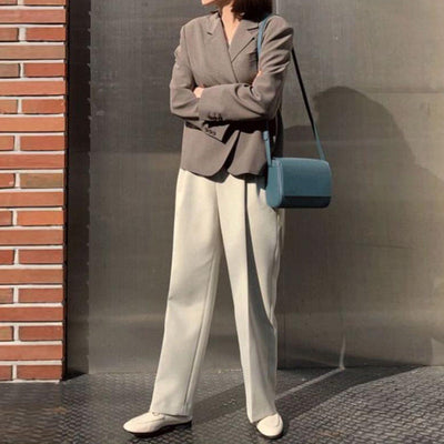 Damen Blazer mit klassischem Schnitt und eleganten Knopfdetails Fudus