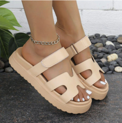 Damen lässige Riemensandalen mit ergonomischer Fußbettung und rutschfester Sohle Fudus