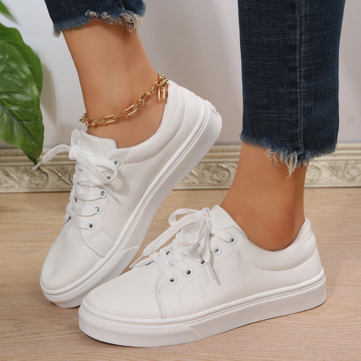 Damen lässige Sneaker mit flexibler Laufsohle und atmungsaktivem Obermaterial Fudus