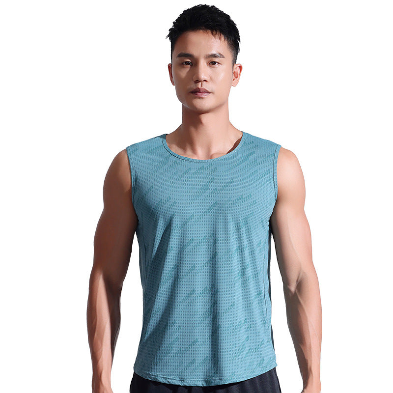 Herren Sportliches Funktionsshirt ohne Ärmel mit hohem Feuchtigkeitsmanagement und atmungsaktiven Eigenschaften Fudus