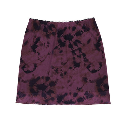 Damen Midi-Rock im modernen Batik-Design Fudus