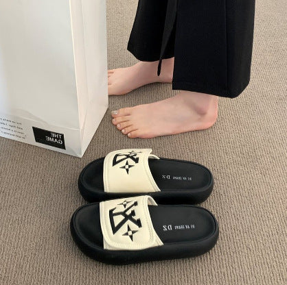 Damen modische Komfort-Pantoletten im stylischen Design Fudus