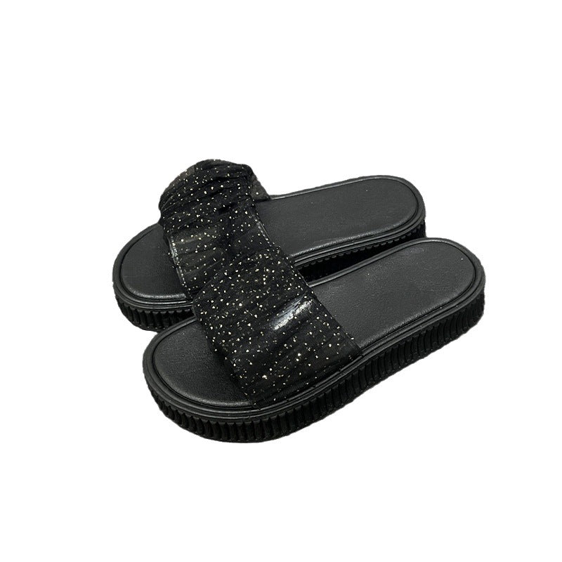 Damen Schicke und bequeme Slipper Sandalen Fudus