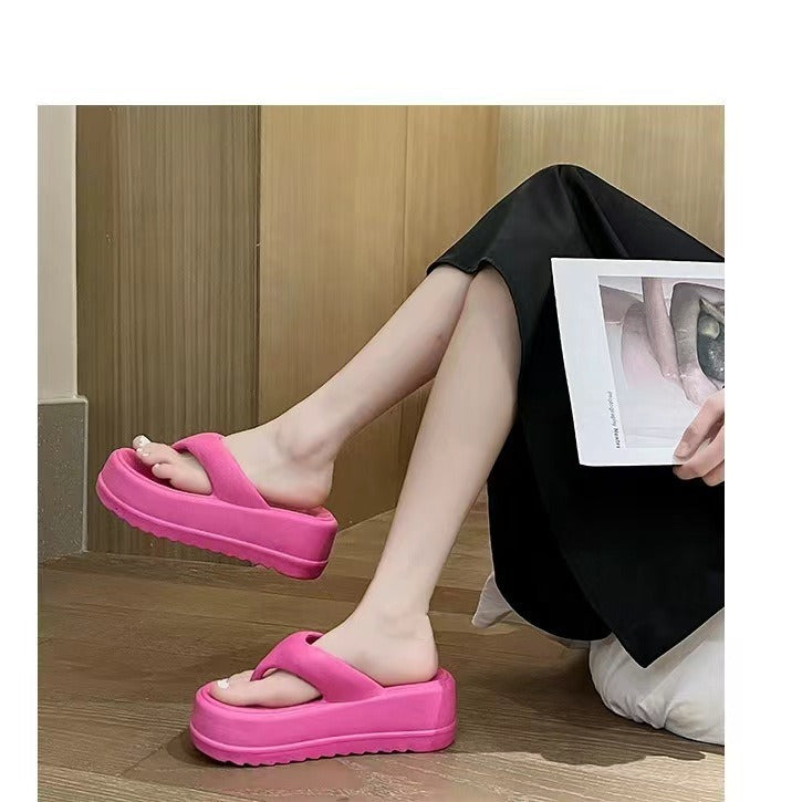 Damen Plattform-Sandalen Fudus