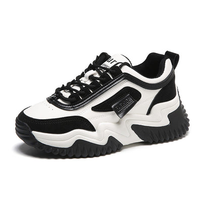 Damen Sportliche Chunky Sneakers mit atmungsaktivem Obermaterial und rutschfester Sohle Fudus