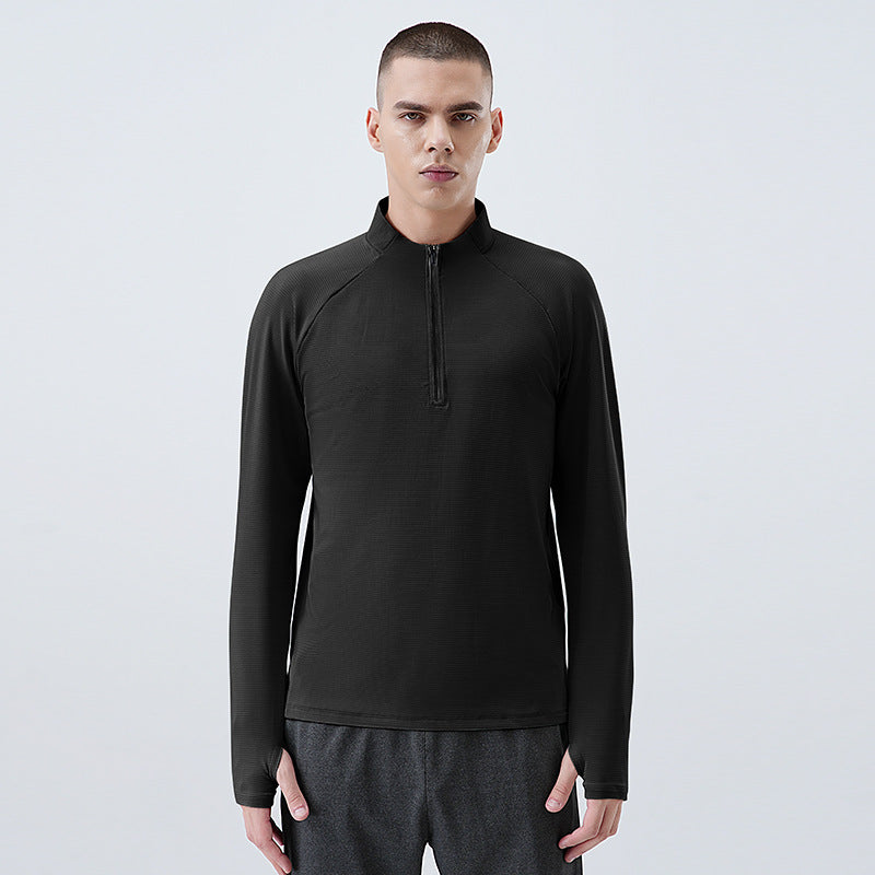 Herren Funktionsshirt mit Stehkragen Fudus