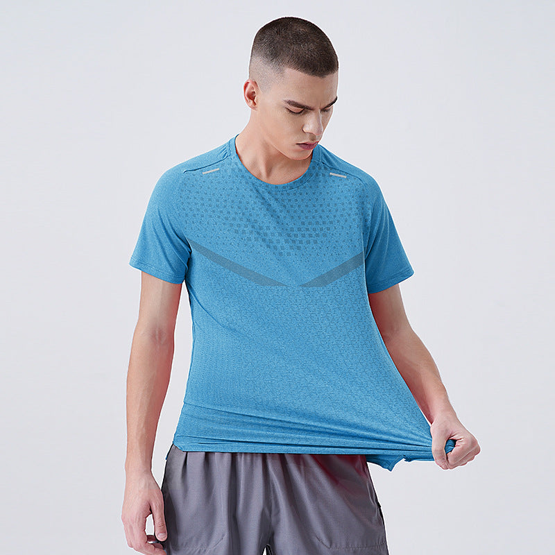 Herren Hochleistungs-Laufsportshirt mit innovativer Belüftungstechnologie und feuchtigkeitsregulierenden Eigenschaften Fudus