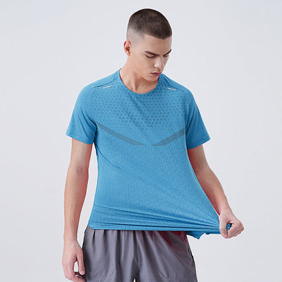 Herren Hochleistungs-Laufsportshirt mit innovativer Belüftungstechnologie und feuchtigkeitsregulierenden Eigenschaften Fudus