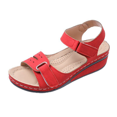 Damen Komfort Sandalen mit verstellbaren Riemen und orthopädischer Sohle Fudus