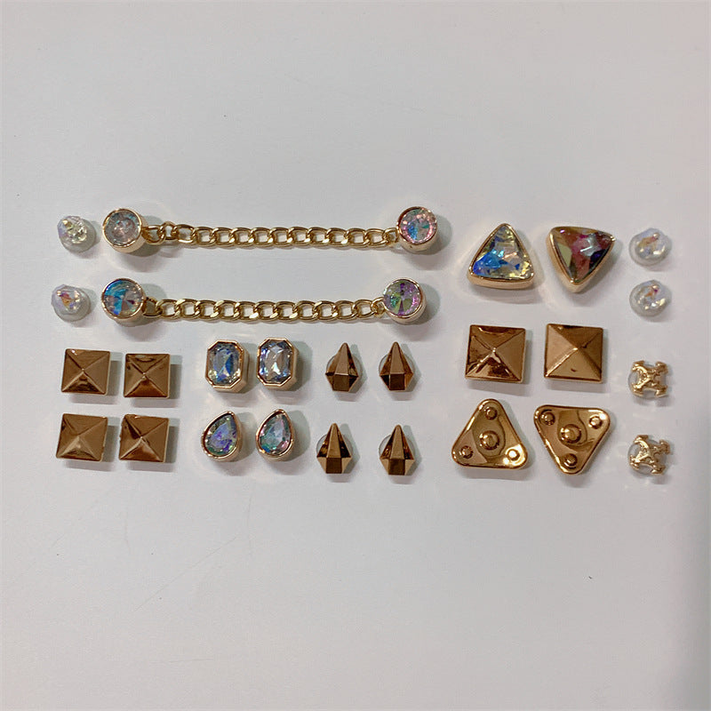 Damen Komfortable Clogs mit modischen Verzierungen Fudus