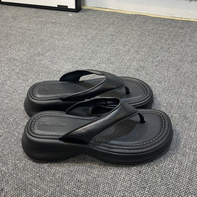 Damen Elegante Zehentrenner mit komfortablem Fußbett und modischem Metall-Design Fudus