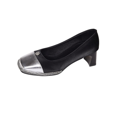 Damen Glänzende Elegante Pumps mit Absatz Fudus