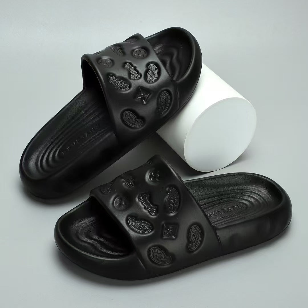 Damen Komfortable und stylische Wellness-Pantoletten mit rutschfester Sohle und ergonomischem Design Fudus