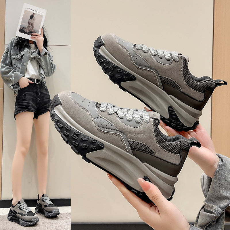 Damen Sportliche Sneaker mit robustem Profil und atmungsaktivem Obermaterial Fudus