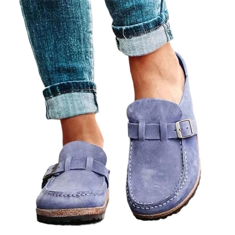 Damen Mokassins mit komfortablem Fußbett und rutschfester Sohle Fudus