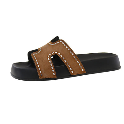 Damen Modische und komfortable Badeschlappen Fudus