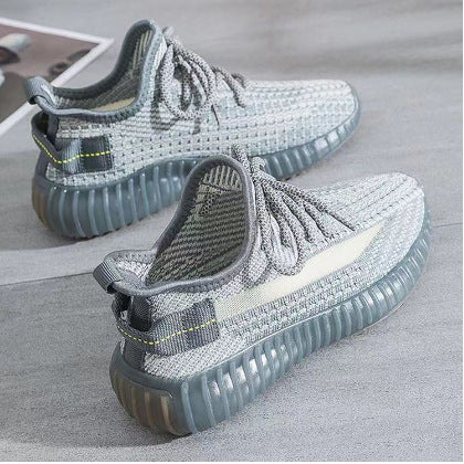 Damen atmungsaktive Sneakers mit flexiblem Mesh-Obermaterial und rutschfester Sohle Fudus