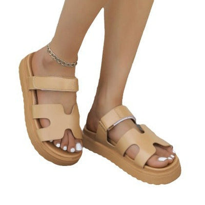 Damen lässige Riemensandalen mit ergonomischer Fußbettung und rutschfester Sohle Fudus