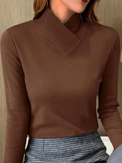 Stella | Eleganter Rollkragenpullover mit hohem Halsausschnitt