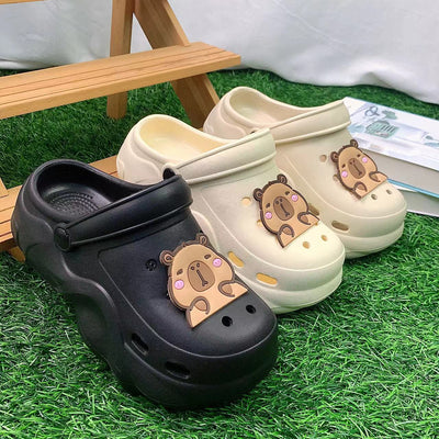 Unisex Clogs mit süßem Bären Motiv Fudus