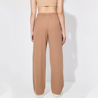 Damen Legere Freizeithose mit elastischem Bund Fudus