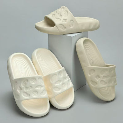 Damen Komfortable und stylische Wellness-Pantoletten mit rutschfester Sohle und ergonomischem Design Fudus