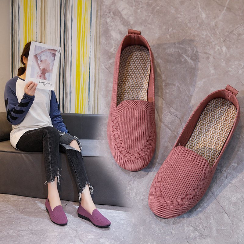 Damen elastische Slipper mit atmungsaktivem Obermaterial Fudus