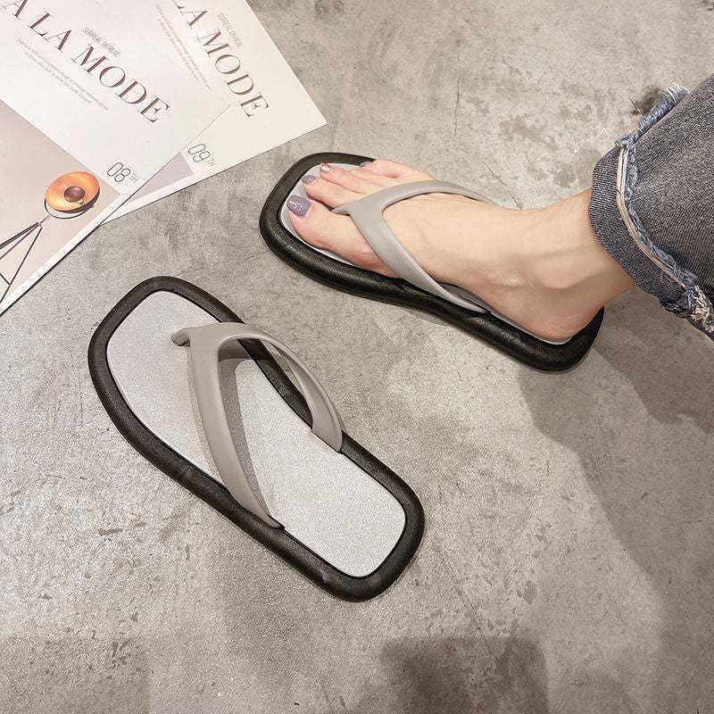 Damen Komfortable Zehentrenner mit rutschfester Sohle und schickem Design Fudus