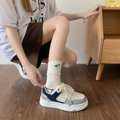 Damen Sportliche Chunky Sneakers mit atmungsaktivem Mesh-Obermaterial und stabiler Gummisohle Fudus