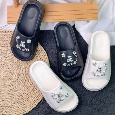 Damen Dekorative Hausschuhe Fudus