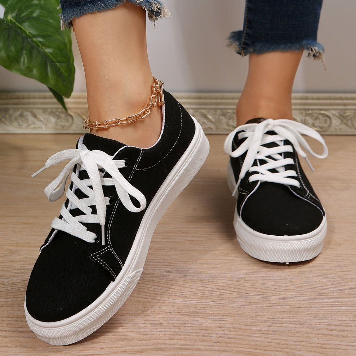 Damen lässige Sneaker mit flexibler Laufsohle und atmungsaktivem Obermaterial Fudus