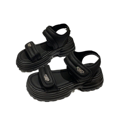 Damen Sportliche Klettsandalen mit dicker Sohle und atmungsaktiver Obermaterialien Fudus