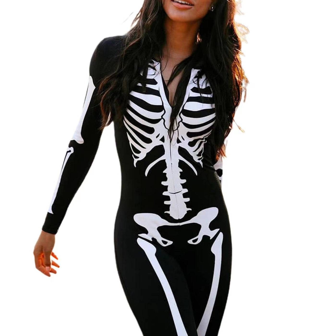 Skelettdruck Halloween Kostum